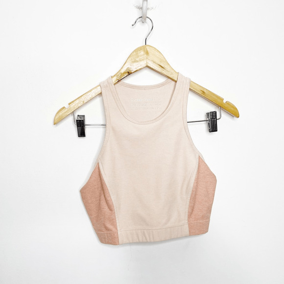 OUTDOOR VOICES Athena Crop Top Rose Quartz Terracotta LE WOMENS SMALL S - Picture 2 of 5
